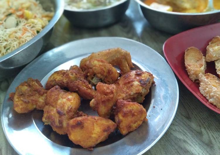 Resep Ayam Goreng Kunyit 🐔 Anti Gagal