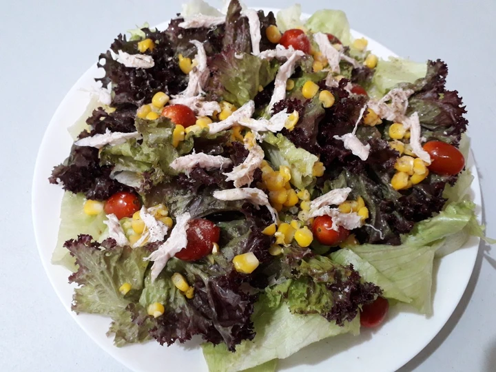 Cara Simple Menyiapkan Resep  Salad simple for Breakfast yang Lezat Sekali, Lezat Sekali