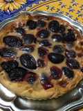 Tarte aux quetsches (croûte farcie quetsches)