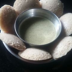 Ragi Daliya moong dal idli A picture of Ragi Daliya moong dal idli.