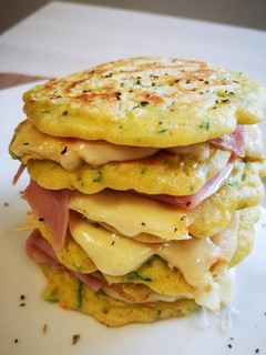 Foto di Pancakes salati #glutenfree con zucchine