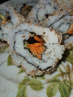 Una foto de Sushi de vegetales