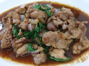 A picture of thai basil pork