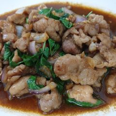 Thai Basil Porks A picture of Thai Basil Porks.