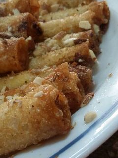 صورة لوصفة لفائف الجبنه بعجينة السمبوسه