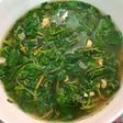 Canh rau dền nấu tôm khô