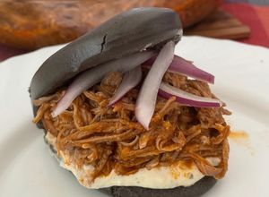 Una foto de Bao pulled pork