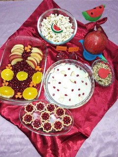 عکسی از دستور سفره یلدا