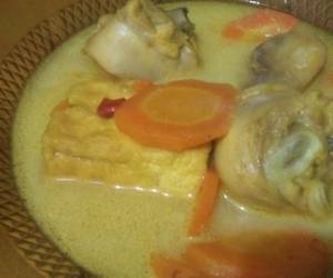 Resep Baru Opor ayam tahu dan wortel Yummy Mantul