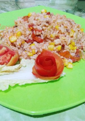 Foto resep Nasi Tomat Jagung