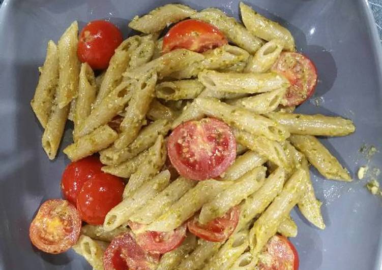 Pasta al pesto ritoccata