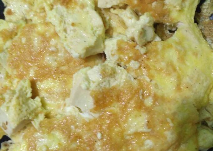 Yuk intip, Resep buat Telor dadar tahu dan sambal kecap mudah dan praktis yang sedap