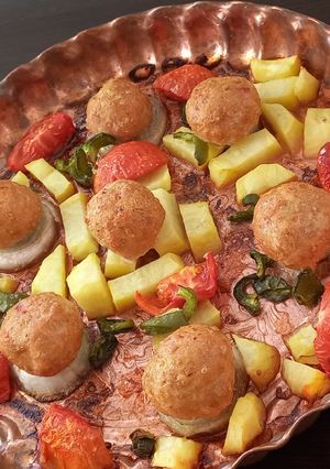 عکسی از دستور گوشت کبابی قلقلی
