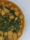Garbanzos con espinacas