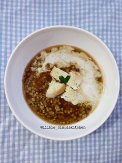 Foto resep Bubur Kacang Ijo Kental Metode Irit Gas