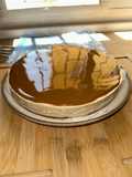 Tarta de queso de crema lotus fría