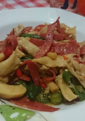 Foto resep jamur tiram pepperoni