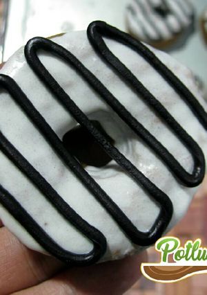 Foto resep Donat Panggang Icing Sugar & Chocolate Topping