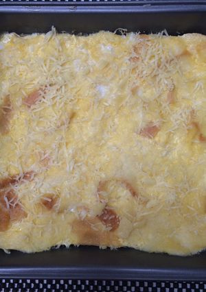 Foto resep Bread Butter Pudding (Podeng Roti Panggang)
