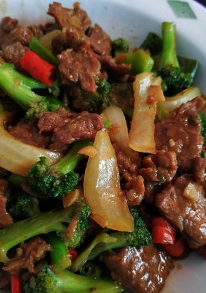 Foto resep Cah brokoli sapi