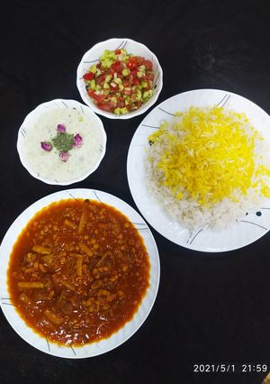 عکسی از دستور خورشت کنگر