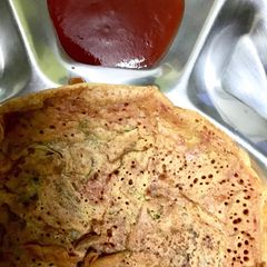 A picture of Besan cheela.