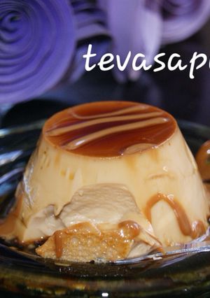 Una foto de Flan de dulce de leche 🍮