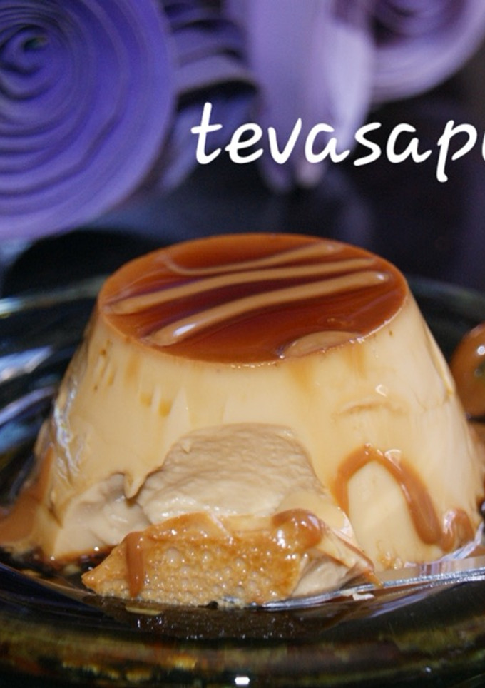 Una foto de Flan de dulce de leche 🍮