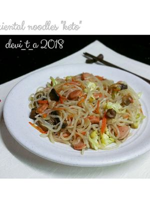 Foto resep Oriental Noodles "Keto" #ketopad