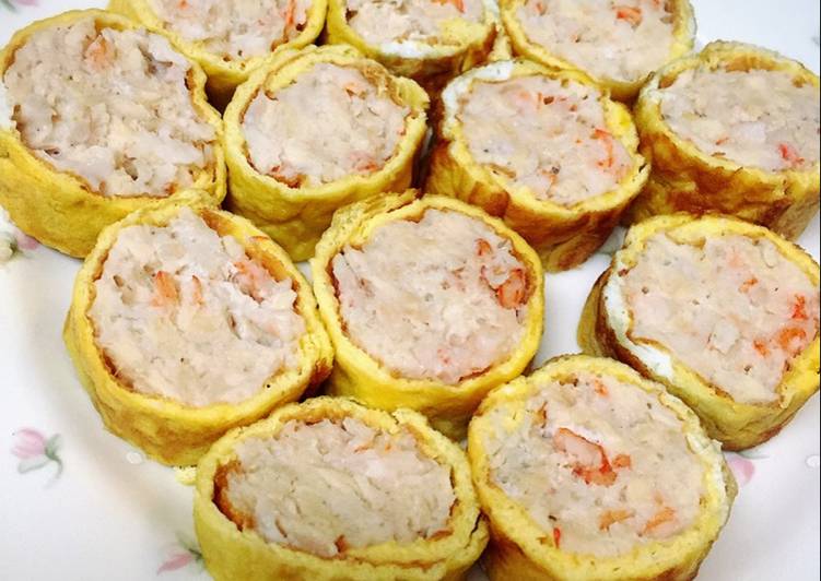 Rolade ayam udang