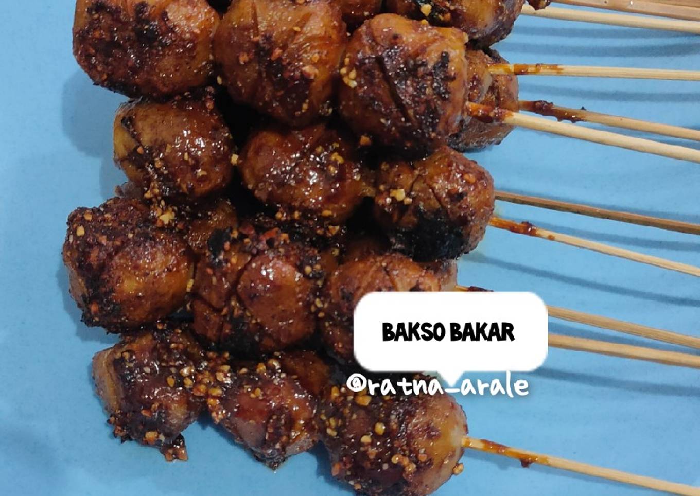 Bakso bakar bumbu dasar bawang