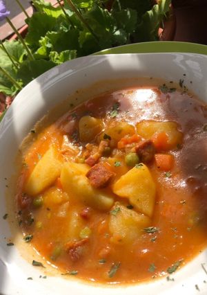 Foto principal de Guiso de papas con fondo de frigo! 🥣