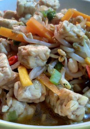 Foto resep Tumis tempe sayur