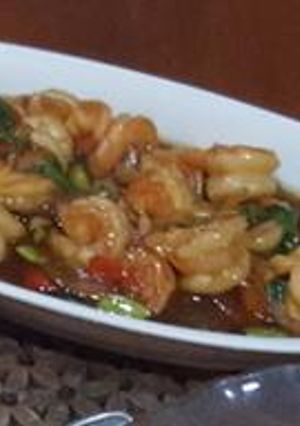 Foto resep Udang, Pete,Kemangi ala Farah Quinn