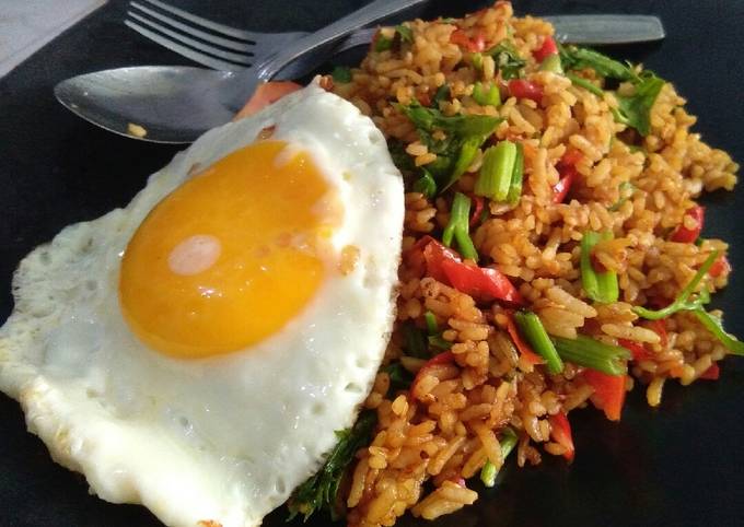 Cara Gampang Menyiapkan Nasi goreng No minyak, bisa untuk diet 😍 yang Bikin Ngiler