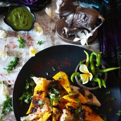 A picture of Poha dhokla.