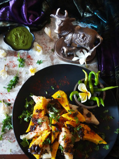 A picture of Poha dhokla.