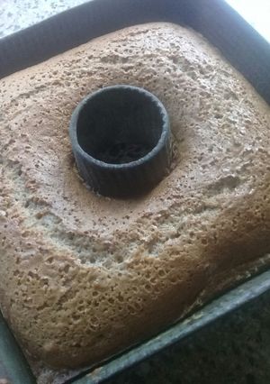 Una foto de Budín de banana y chocolate