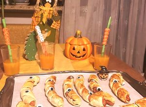 Foto di Würstel-Mummie di Halloween