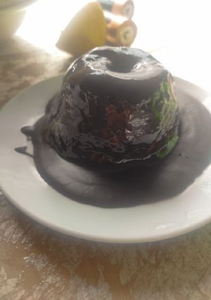 Una foto de Queque navideño en microondas sabor vainilla