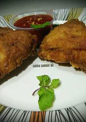 A picture of Homemade chicken broast #ramadankitayari.