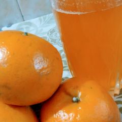 A picture of Refreshing orange juice.