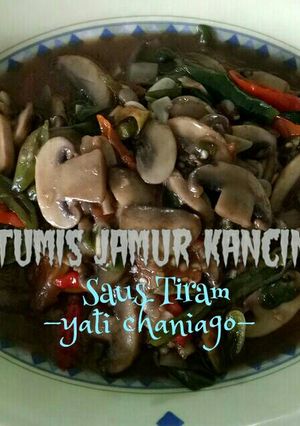 Foto resep Tumis Jamur Kancing Saus Tiram