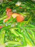 Kangkung kajang(kacangPanjang) endol sederhana 👌