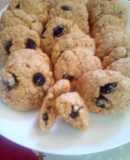 Galletitas de avena y pasas de uva fáciles sin Manteca