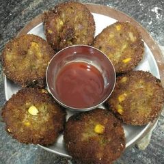 A picture of Corn tikki.