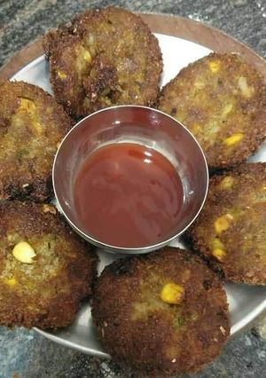 A picture of Corn tikki.