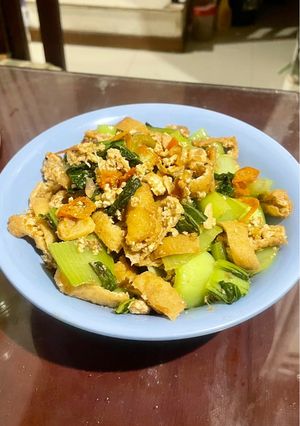 Foto resep 🥬 Tumis Pokcoy Tahu Telur Kepiting 🦀