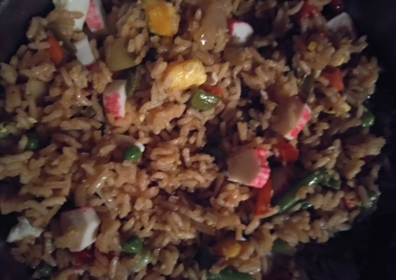 Arroz italochino con menestra