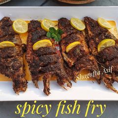 A picture of Spicy fried fish.